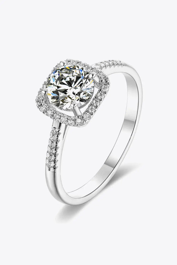 LOVCIA 1 Carat Moissanite Zircon Ring