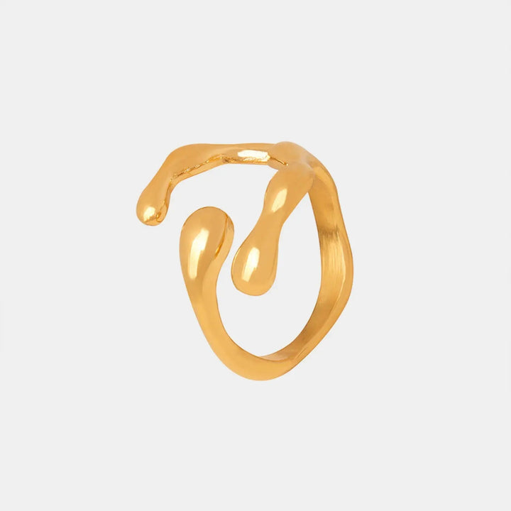 18K Gold-Plated Irregular Open Ring LOVCIA