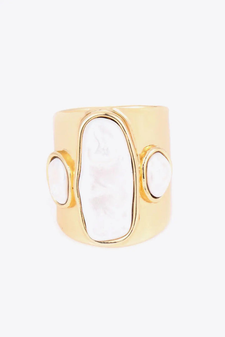 18K Gold-Plated Alloy Ring LOVCIA