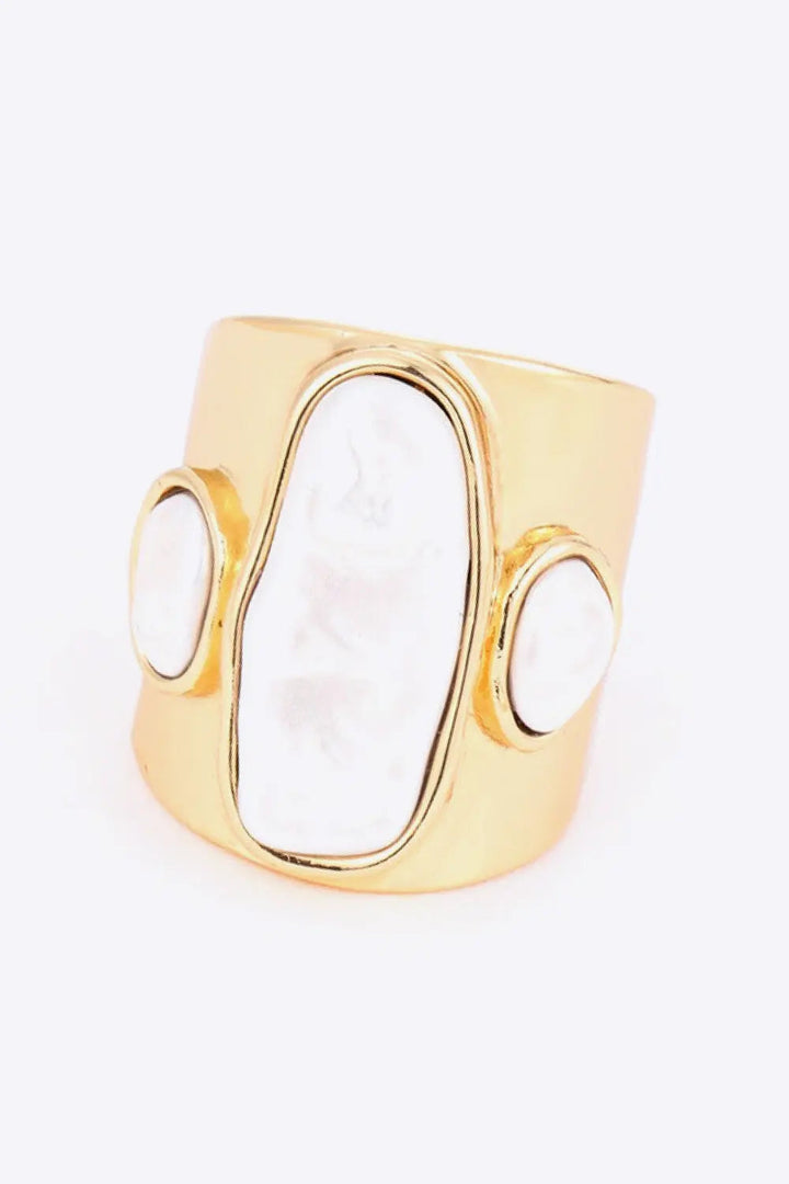 18K Gold-Plated Alloy Ring LOVCIA