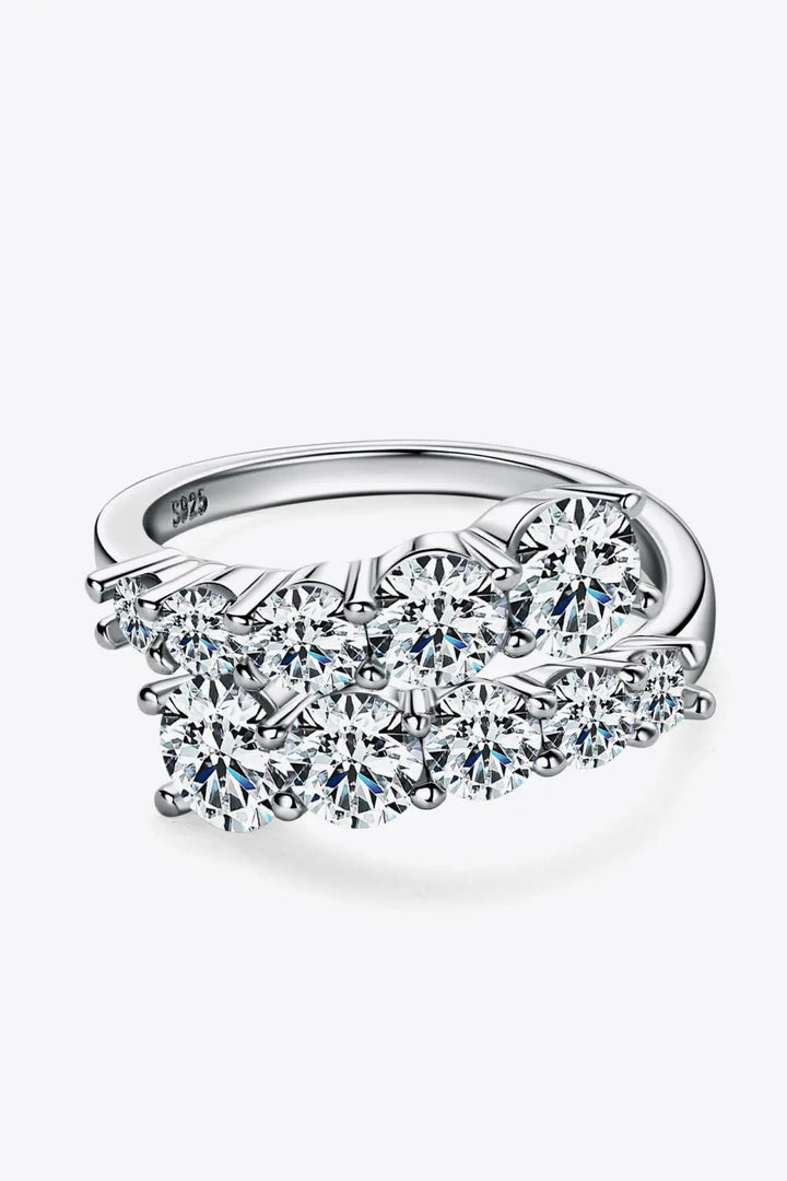 Adored Moissanite 925 Sterling Silver Ring LOVCIA