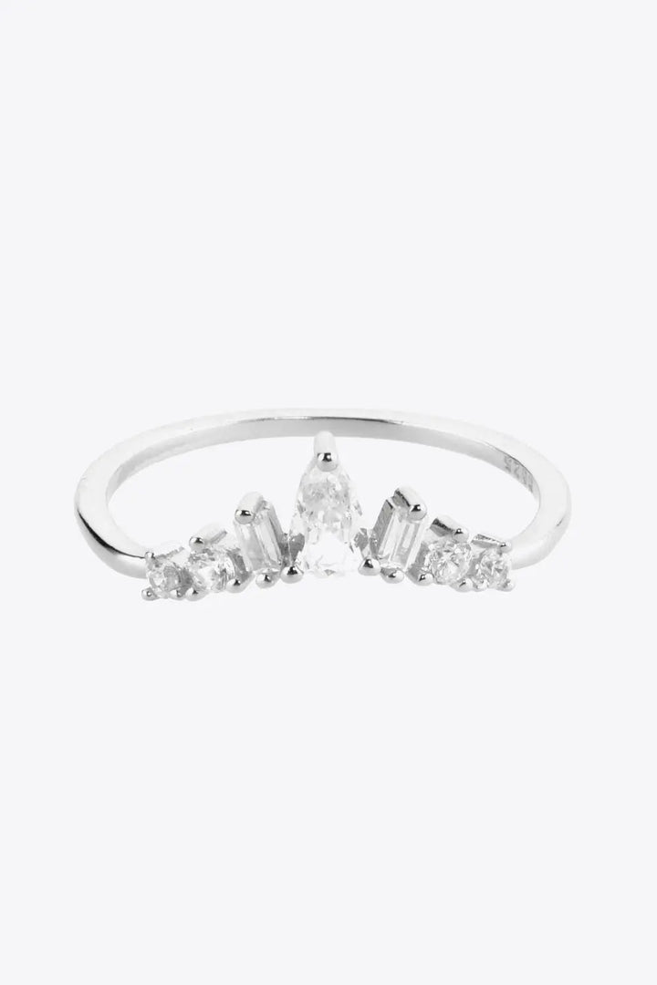 Zircon 925 Sterling Silver Ring LOVCIA