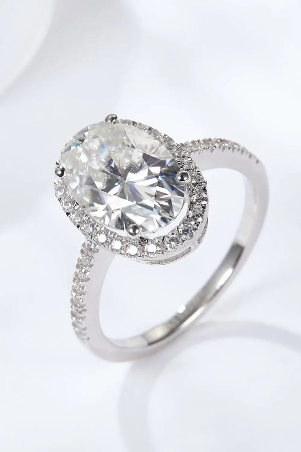 4.5 Carat Moissanite Halo Ring LOVCIA