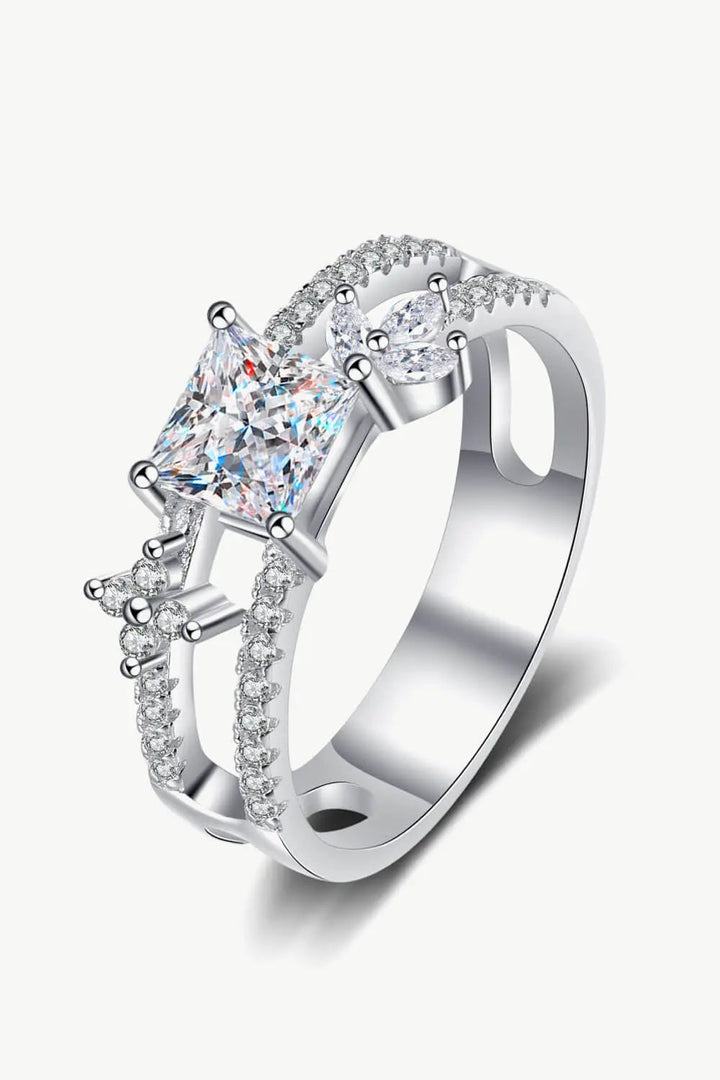 Moissanite Double Layered Ring LOVCIA