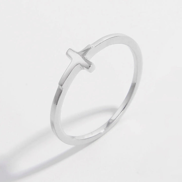 925 Sterling Silver Cross Ring LOVCIA