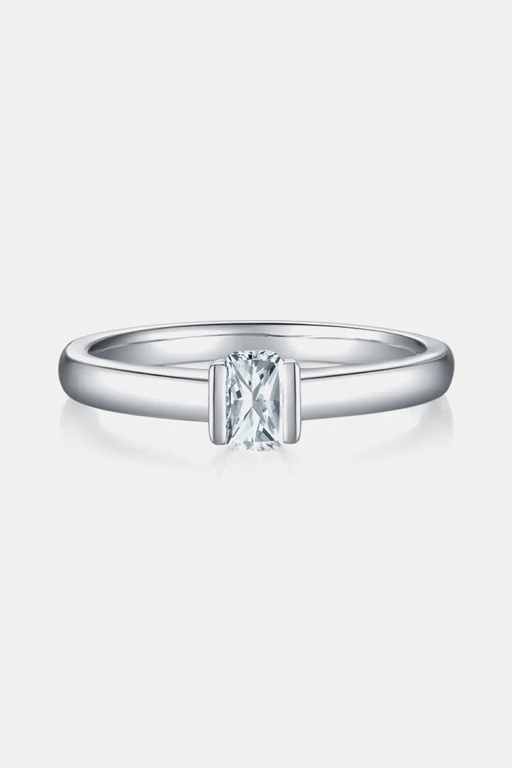 Moissanite 925 Sterling Silver Solitaire Ring LOVCIA