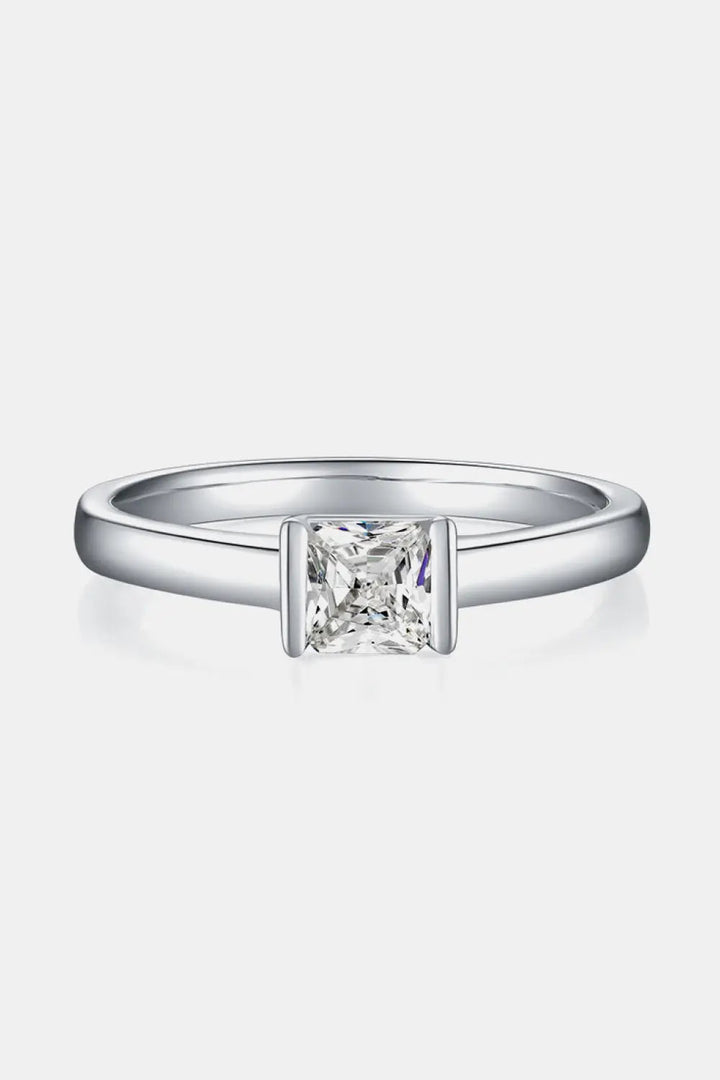 Moissanite 925 Sterling Silver Solitaire Ring LOVCIA