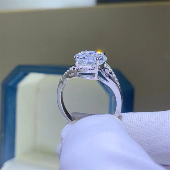 3 Carat Moissanite 925 Sterling Silver Ring LOVCIA