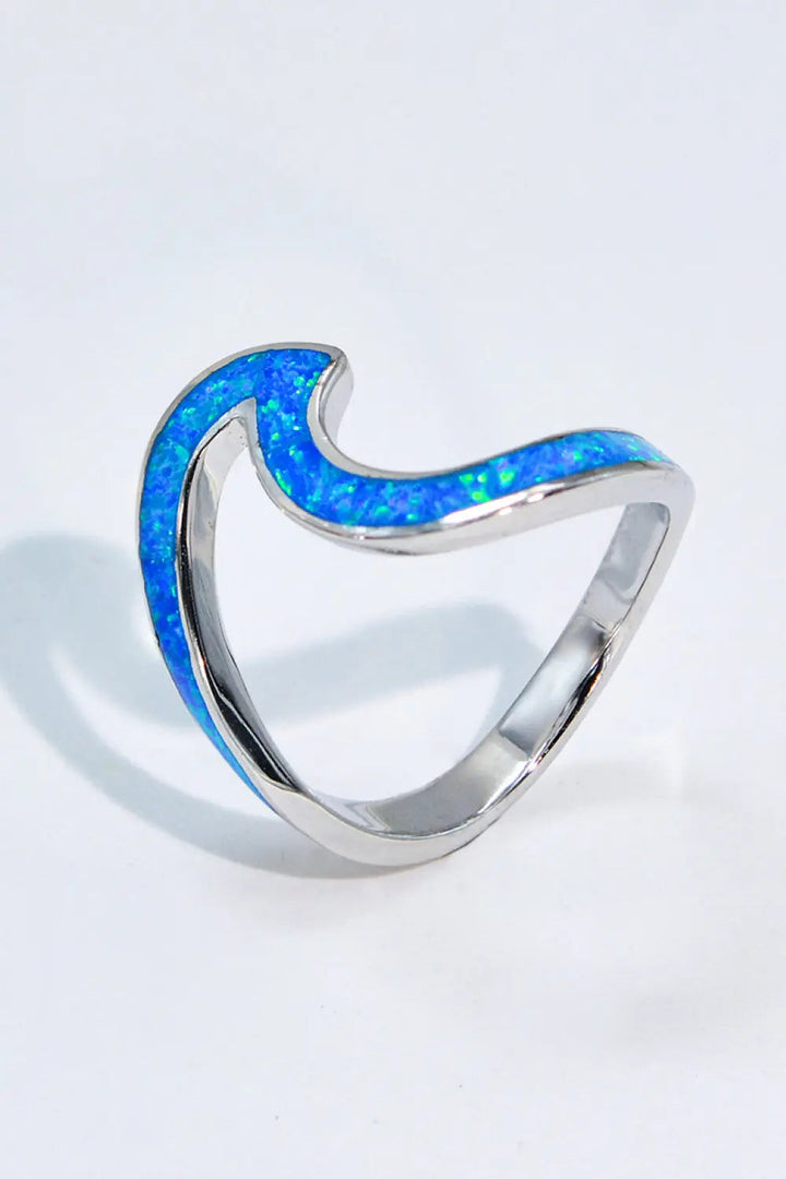 LOVCIA Opal Contrast 925 Sterling Silver Ring