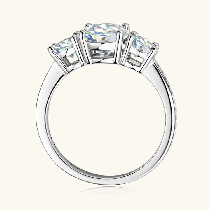 3 Carat Moissanite 925 Sterling Silver Ring LOVCIA