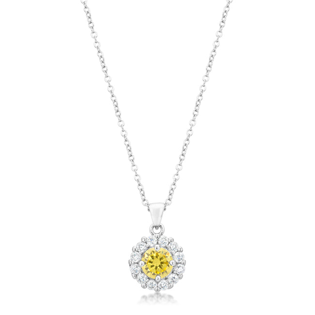 Lovcia Yellow Bella Bridal Elegance Pendant-Pendants-