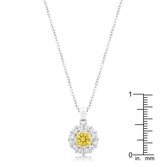 Lovcia Yellow Bella Bridal Elegance Pendant-Pendants-