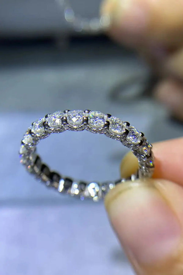 Lovcia You've Got It 1.5 Carat Moissanite Ring-Rings-Silver-5-Silver