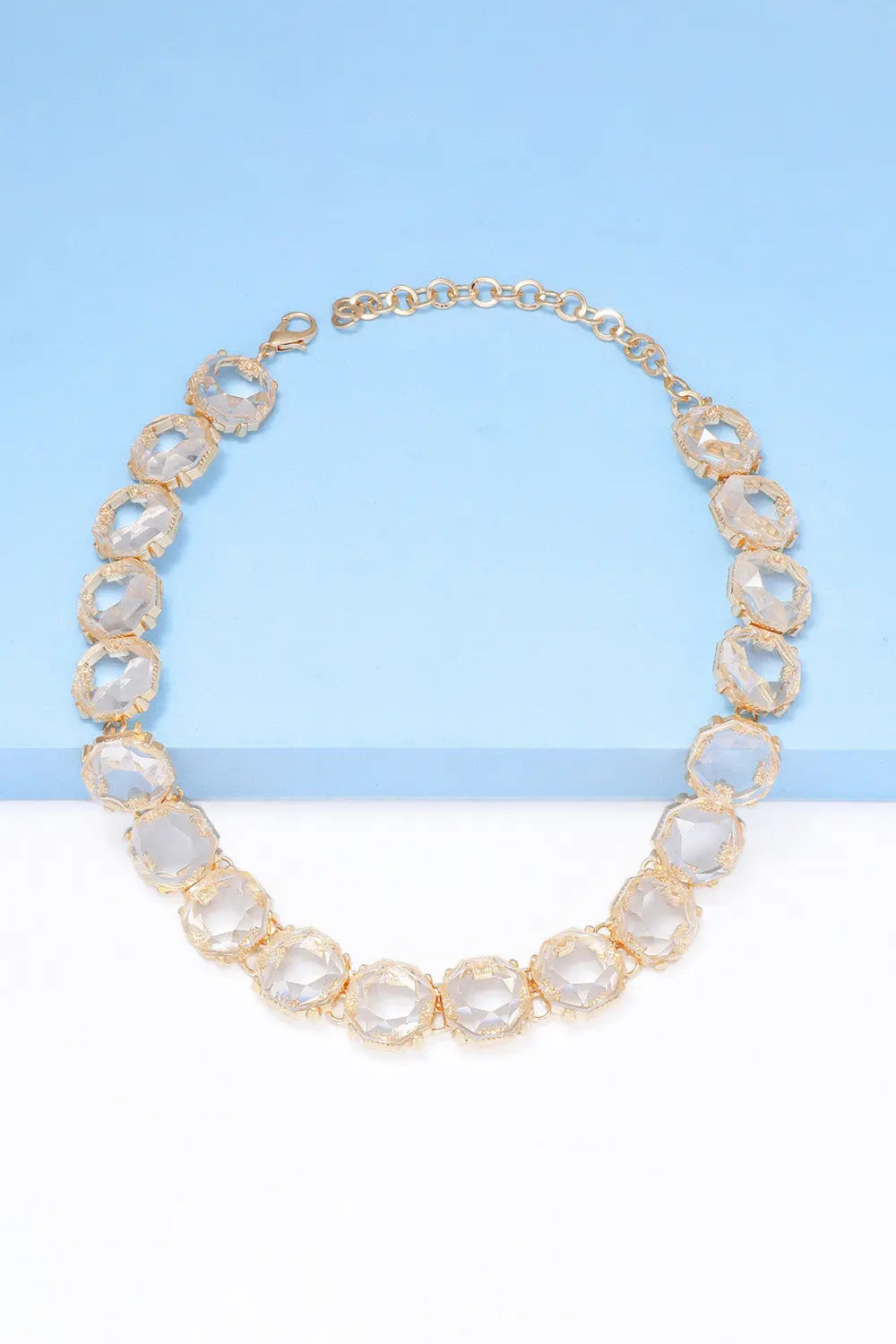 Lovcia Zinc Alloy Resin Necklace-Necklaces-Black-One Size-Black