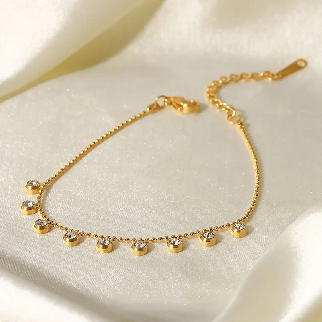 Lovcia Zircon 18K Gold-Plated Necklace-Necklaces-Gold-One Size-Gold