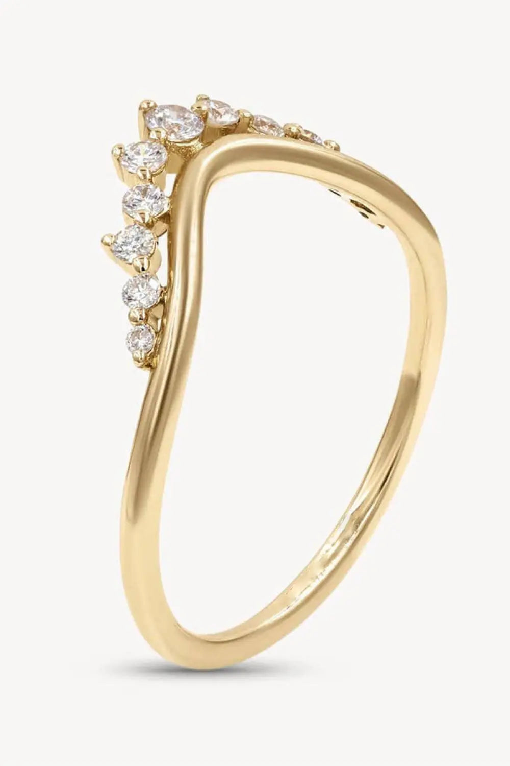 Lovcia Zircon 925 Sterling Silver Ring-Rings-Gold-6-Gold