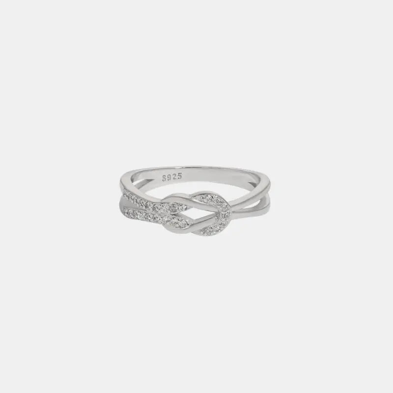 Lovcia Zircon 925 Sterling Silver Ring-Rings-Silver-5-Silver