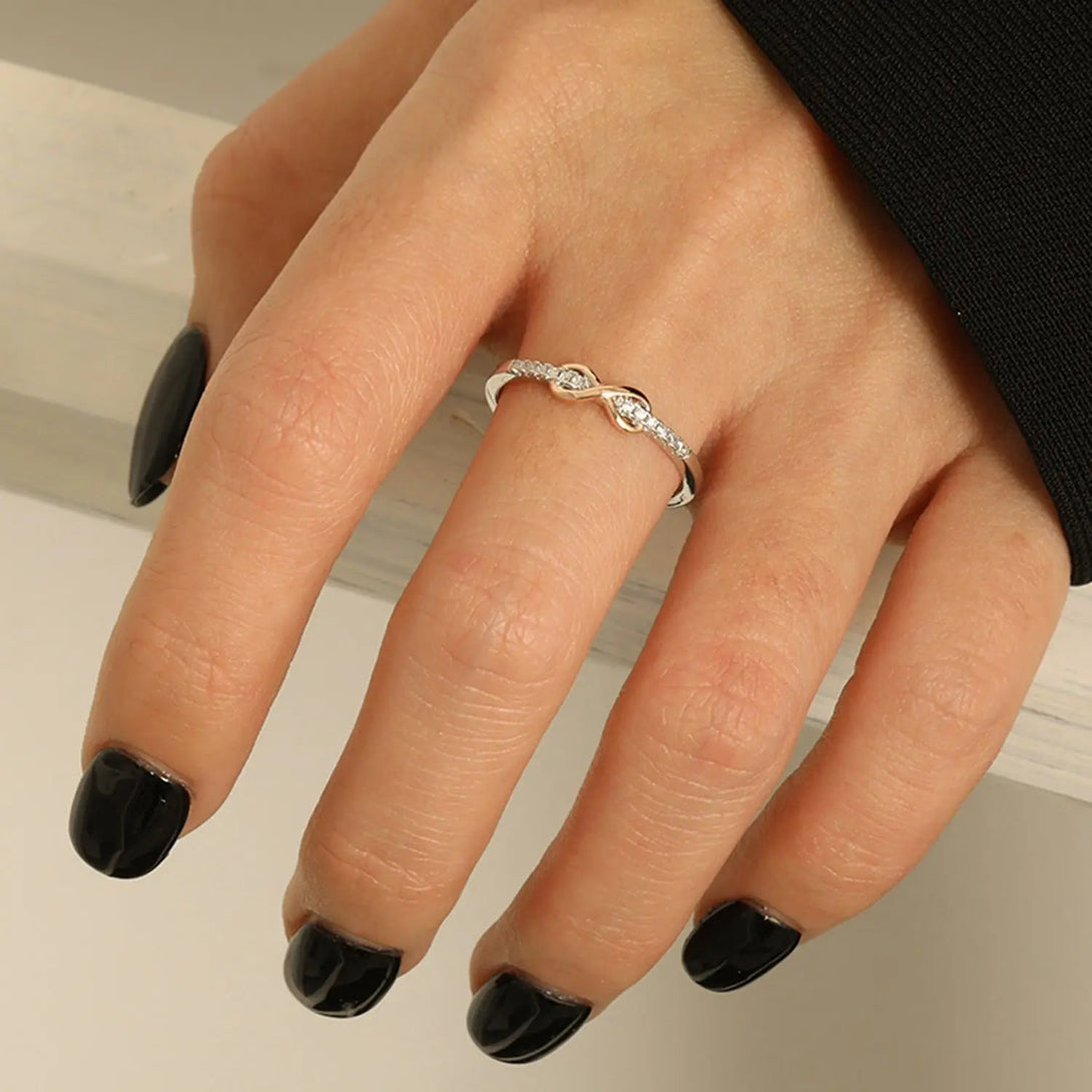 Lovcia Zircon 925 Sterling Silver Ring-Rings-Silver-5-Silver