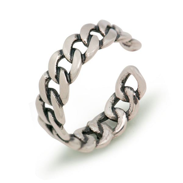 LOVCIA Adjustable 925 Sterling Silver Ring in Vintage Style
